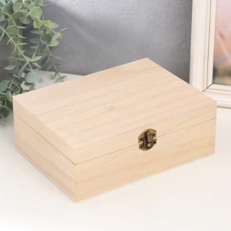 Casket wood for painting, 22x8.5x16.5 cm-8