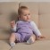 Combine Children's Knitted Minaku, height 56-62, lavender color