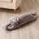Soft toy "Cat", 90 cm, gray color