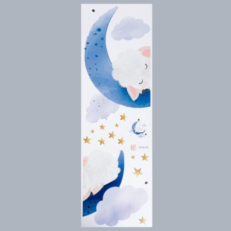 Sticker Plastic Interior Color "lamb for a month" 30x90 cm-1