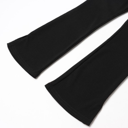 Children's pants with cuts KAFTAN, p. 32 (110-116 cm), black-9