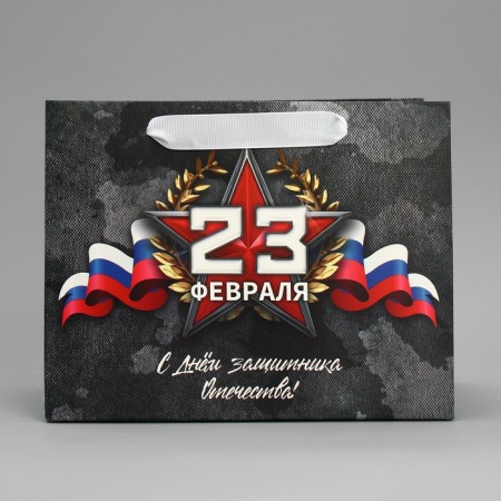 Package Gift Laminated Vertical, Packaging, "February 23", MS 23 x 18 x 10 cm-2