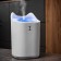 Air humidifier Luazon HM-3, ultrasonic, 3.3 l, multi-light, USB, white