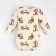 Body with DL. Sleeve crumb I am "tiger", height 62-68 cm, beige