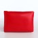 Cosmetic bag with lightning, red color