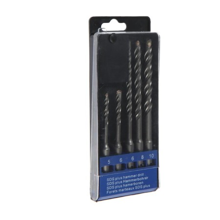 A set of drilling concrete tundra, SDS-Plus, 5-6 x 110 mm, 6-8-10 x 160 mm, 5 pcs.-3