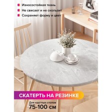 The tablecloth on the table 