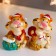 Piglite Polystone "Red Tigerick in a New Year's cap with gold in a bag" MIX 11x7x8.5 cm