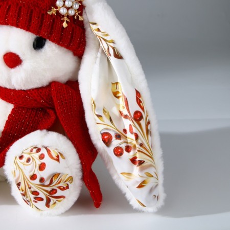 Soft toy Bunny "Winter LI"-7