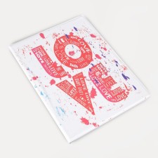 Folder for documents, 2 sets, white color, 