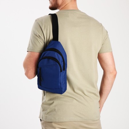 Squint bag ZFTS, textiles, blue color-5