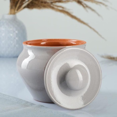 Set "Vyatka Ceramics Trio" 0.7lx3pcs + Grasp, Gray-2