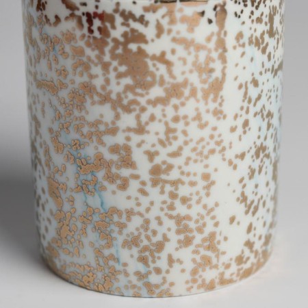 Ceramic glass with embossing, "intersperseions", 8 x 9.5 cm-6