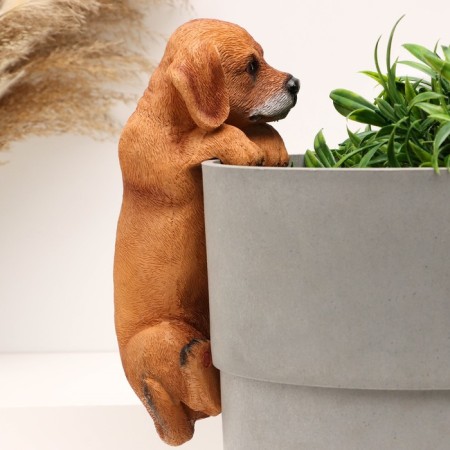 Suspended decor "puppy" 12x10x25cm-4