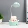 Sensor lamp with a “Mikhalych” planter LED, from USB/AKB 6 WT white-green 8x6x25 cm Risalux 1006