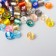 Round beads 6/0 in the bottle "Multi-colored" transparent-color 20 g