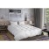 ORNELLA PUPLE BLOW, size 200X220 cm, white color