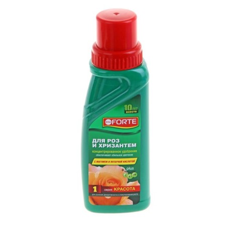 Fertilizer for roses of all varieties and chrysanthemums Bona Forte, bottle, 285 ml-2