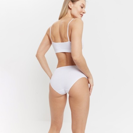 Panties female slips, white color, size 44 (m)-6