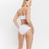 Panties female slips, white color, size 44 (m)