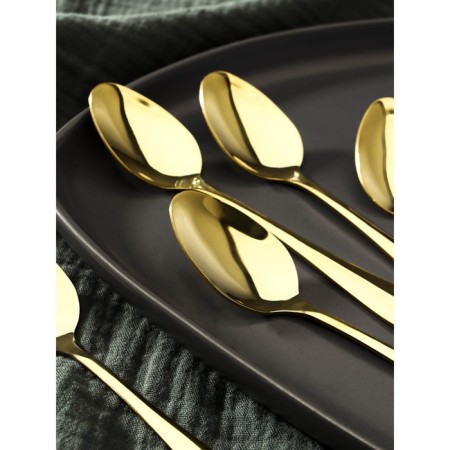 A set of spoons of tea shares "Gold", length 13.5 cm, 6 pcs-1