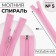 Lightning "Spiral", No. 5, detachable, automatic lock, 60 cm, pink color