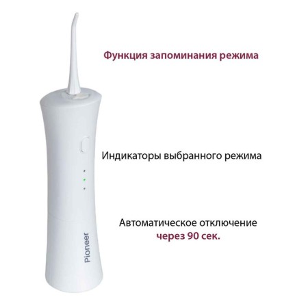 Pioneer TI-1008, 150 ml, 3 modes, 2 nozzles, white, white-2