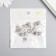 Decor for creativity Metal "Spider" silver 1.8x1.3 cm