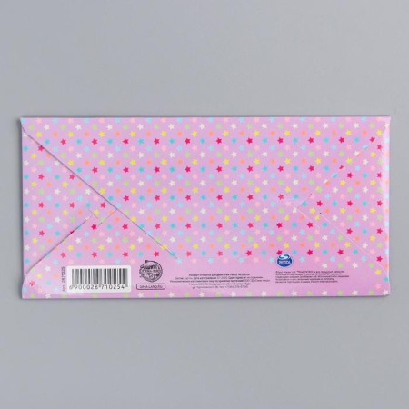 Money envelope, 16.5x8 cm "Happy Birthday, Sky!", Puppy patrol-1