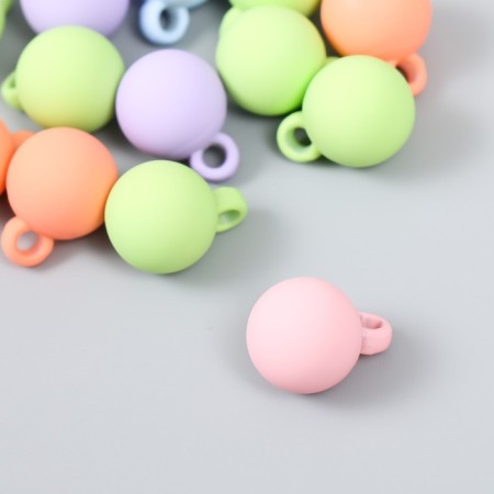Suspension for creativity Plastic "Shar" pastel matte mix 1.6x1.6x2.2 cm-2
