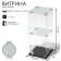 Table window, 1 shelf, 300 × 300 × 700, chipboard, glass color gray