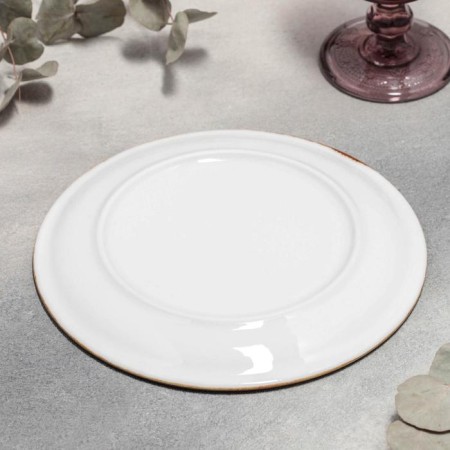 Porcelain dining Porcelain "Suprim", D = 21 cm, color gray color-2