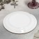 Porcelain dining Porcelain "Suprim", D = 21 cm, color gray color