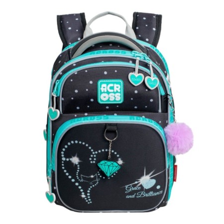 School backpack by Ergon. Spray Across 178 35*26*14 Virgo + Pen, Burner Cher/Bir 24-178-8