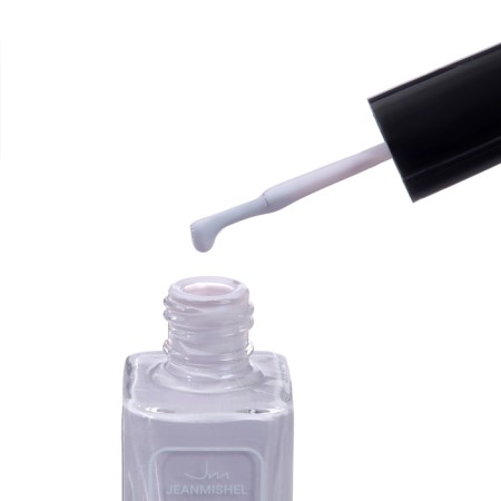 Nail polish with Nude Collection gel effect, tone 374, white purple, 12 ml-3