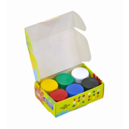 Gouache 6 colors x 10 ml, kids "animals", in a cardboard box-2