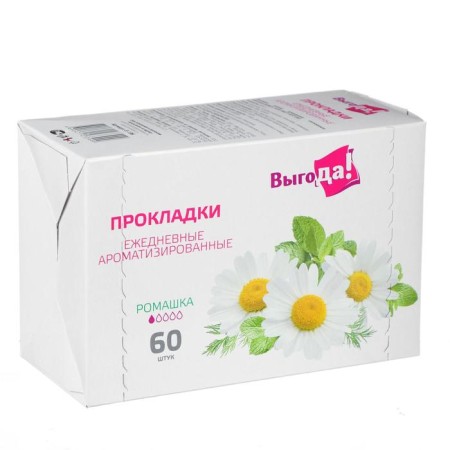 Gaskets daily benefits "Chamomile", 60 pcs-4
