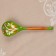 Spoon Polobaska "Green painting", handmade