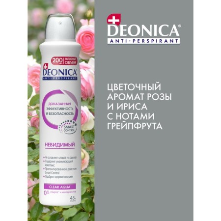 DEONICA antiperspirant "Invisible", 200 ml-1