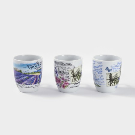 Porcelain mug "Provence", 300 ml, d = 8.2 cm, mix-5