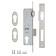 Smeal castle, kale155 W/b, 25 mm, under c/m, narrow professional., Chromium color