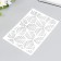 Plastic stencil "leaflets" 24x16 cm