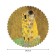 Gabel “Gustav Klimt Kiss”, Round, Saten, D = 150 cm on the table