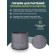 Round pot for flowers, 2l light gray 15.5x14x14cm