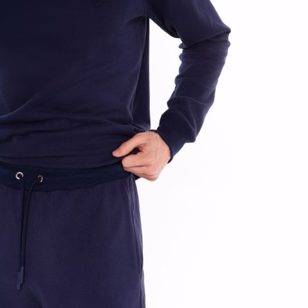 Male costume (sweatshirt, trousers), dark blue color, size 50 (xl)-3