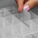 Organizer for needlework, with removable cells, 24 departments, 19.5 × 13.5 × 3.5 cm, the color is transparent