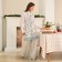 Apron "Ethel" Christmas Flowers 60x70cm, 100% HL, sarzha 190 g/m2