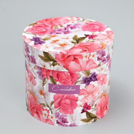 Set of hats 5 in 1, gift packaging, “flowers”, 13 x 14 - 19.5 x 22 cm-12