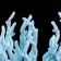 Coral Plastic Small 17 x 6 x 13 cm, blue