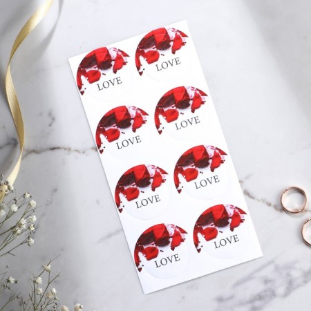 Invitation in the craft envelope for the wedding "Red Roses", 10 x 15 cm-6